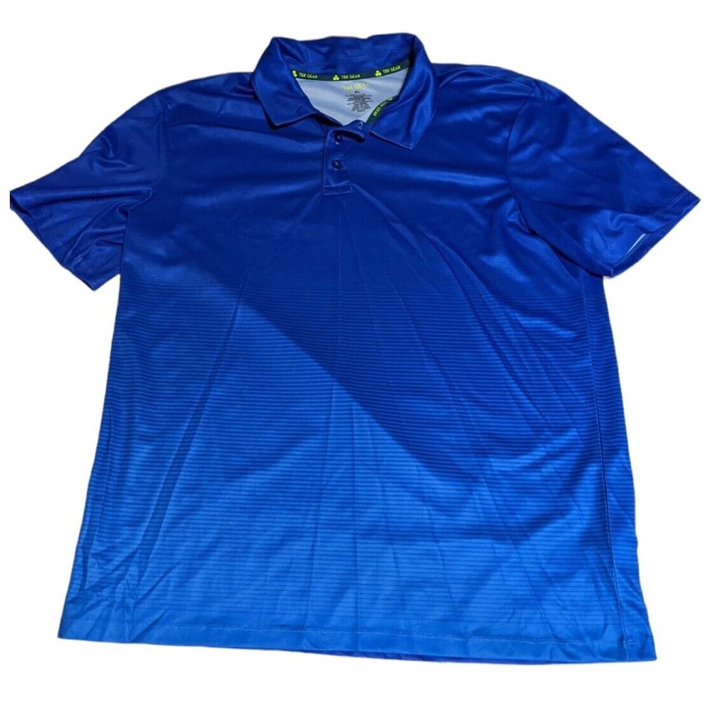 Tek Gear Golf Polo Shirt Mens XL - Royal Blue